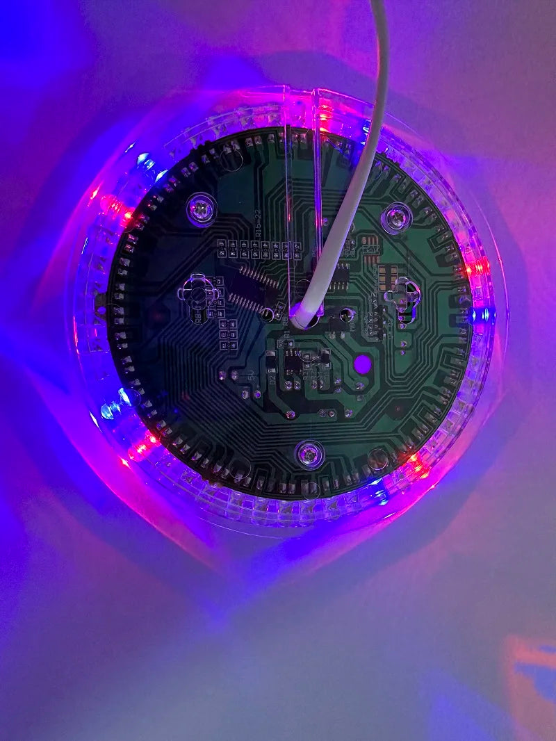 Colorful rotating LED light