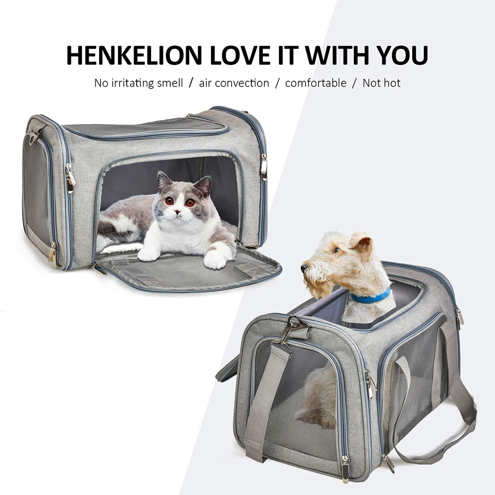 Soft Sided Dog Carrier Bag, Cat Pet Backpack, Dog Travel Bags