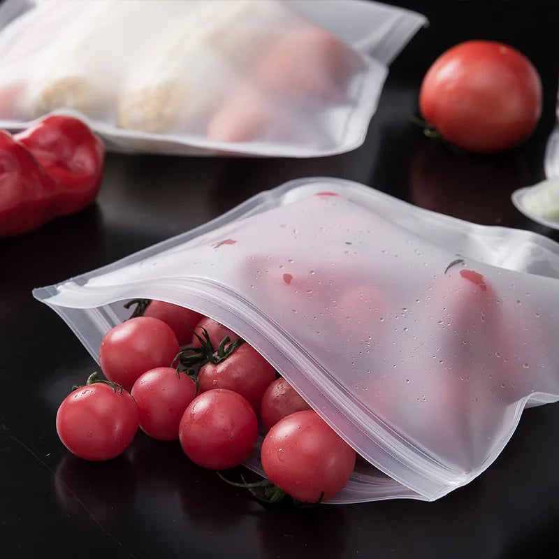 Reusable Leak Proof Silicone Food Storage Containers