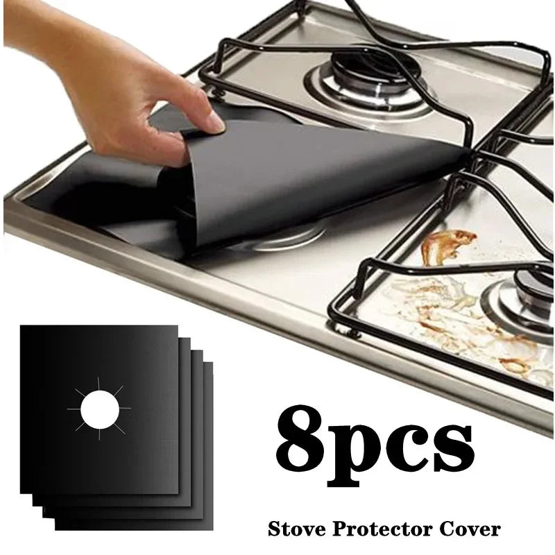 2-8pcs stove cover protector