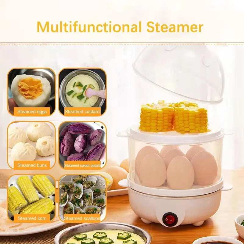 220V Multifunctional Electric Steamer Double Layer