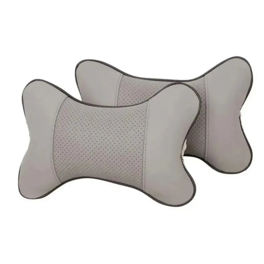 Faux Leather Car Neck Pillows