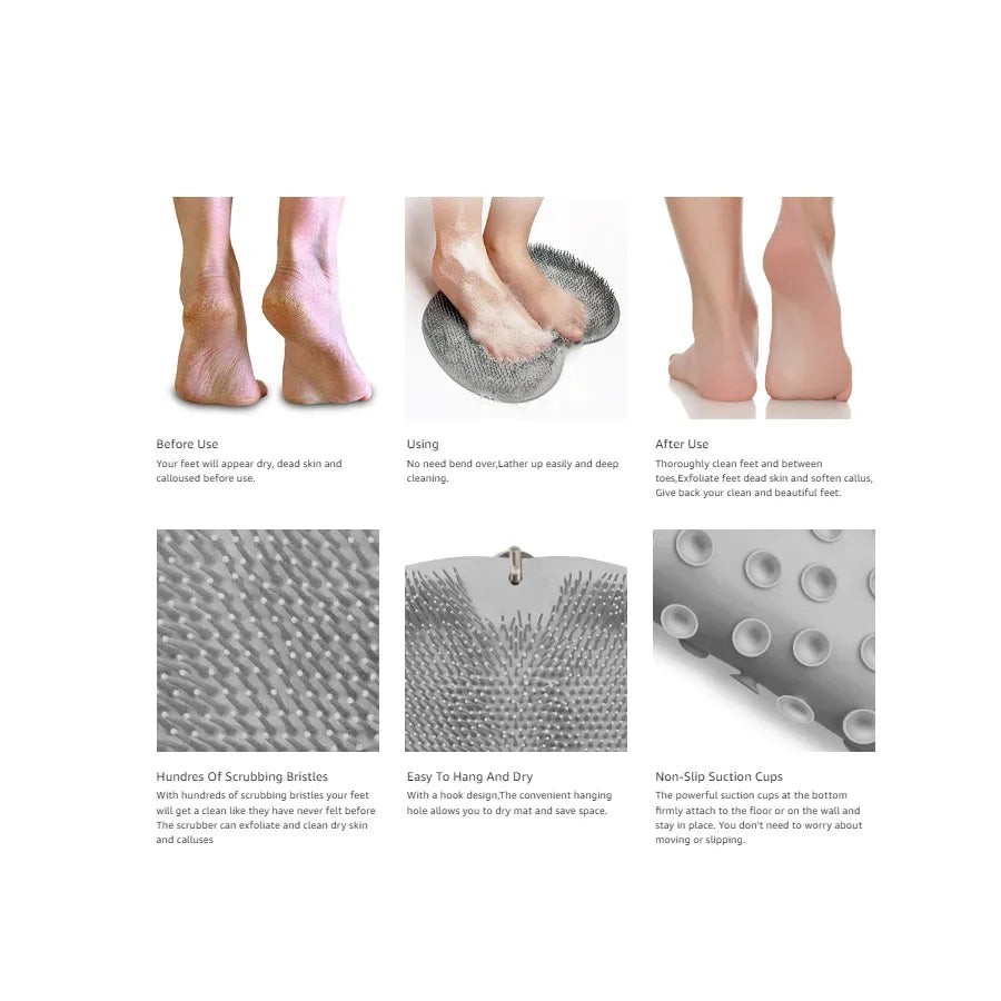 Foot Exfoliating Bath and Back Washing Mat