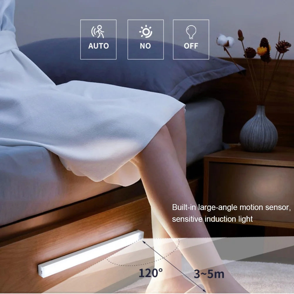 LED Night Light with Wireless Motion Sensor Type-C Rechargeable