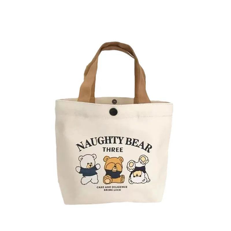 Stylish Women's Cartoon Canvas Bags