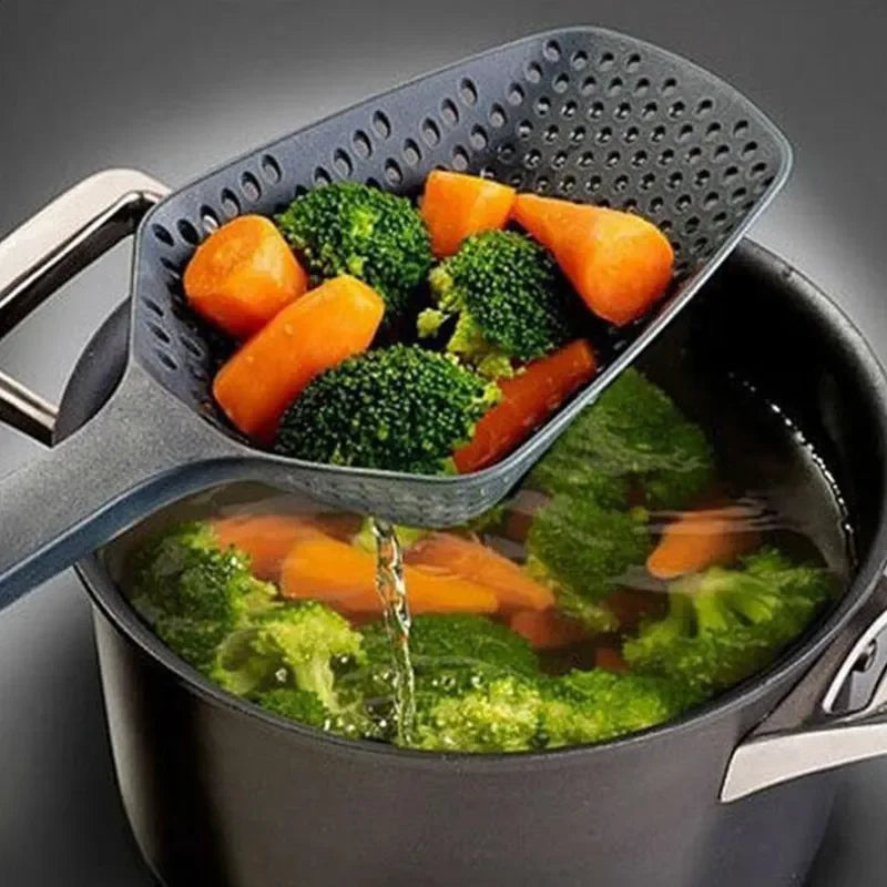 large funnel strainer spoon