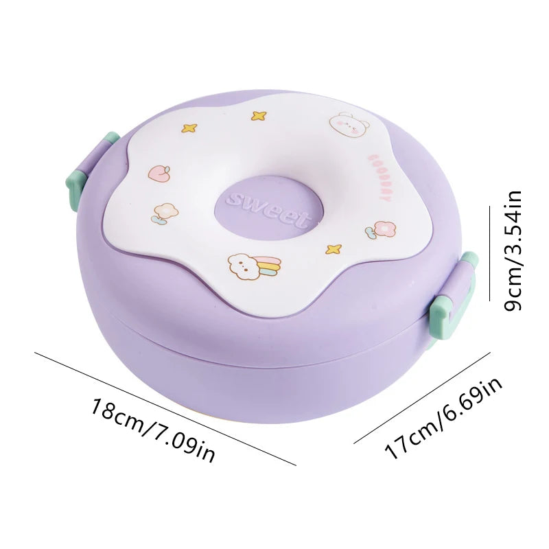 Lunch Box, Leak Proof Bento Box, Microwaveable