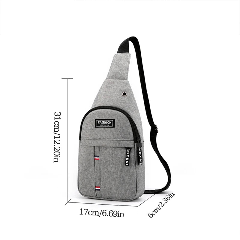 Lightweight shoulder bag with simple design