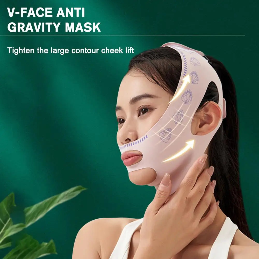 V-Shape Chin and Cheek Slimming Bandage, Anti-Wrinkle Face Lift Belt,