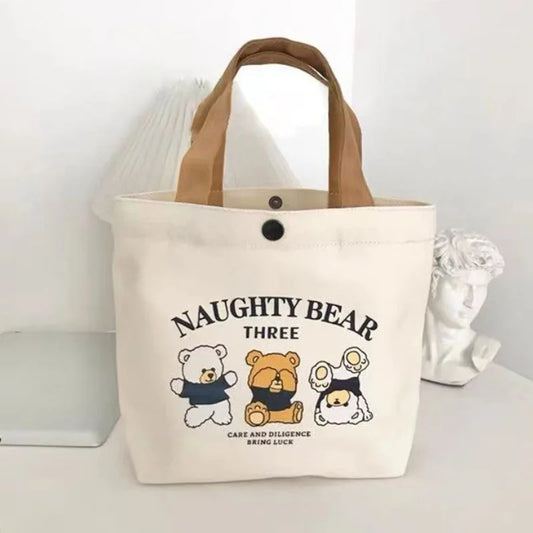 Stylish Women's Cartoon Canvas Bags