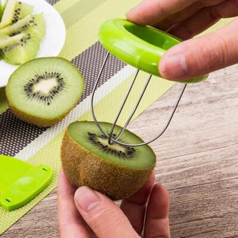 Stainless Steel Quick Peeler and Slicer for Kiwi Fruit