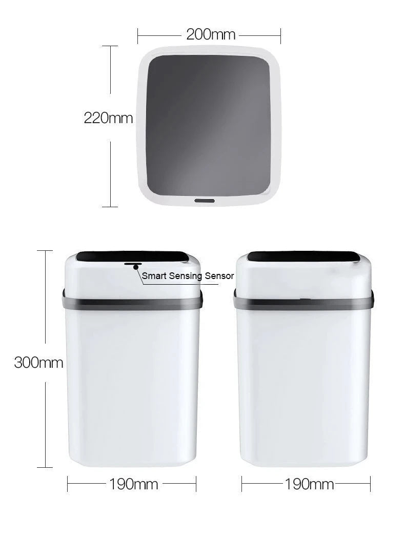 13L Touchless Waste Bin