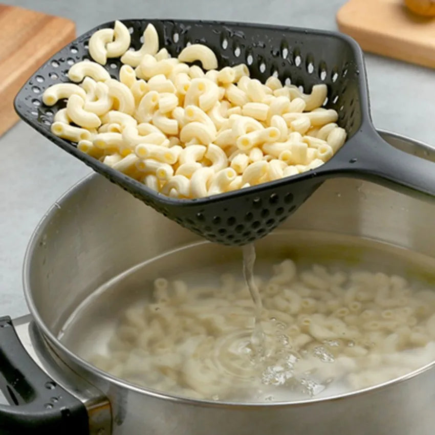 large funnel strainer spoon