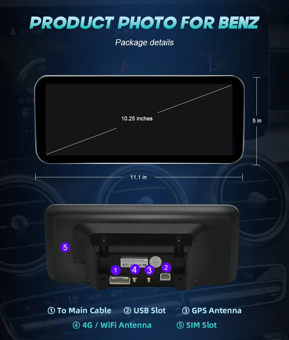 Car Radio with Touch Screen and GPS