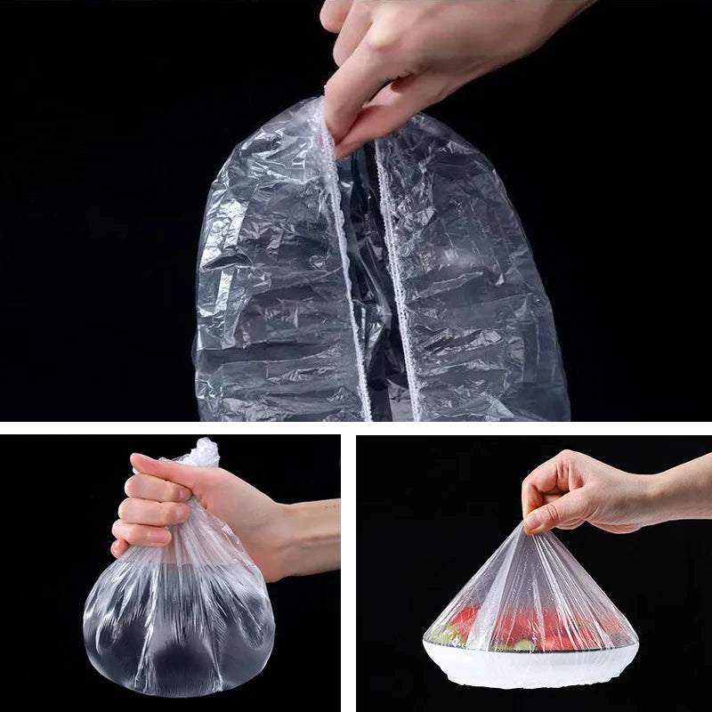 Reusable food cover, plastic wrap