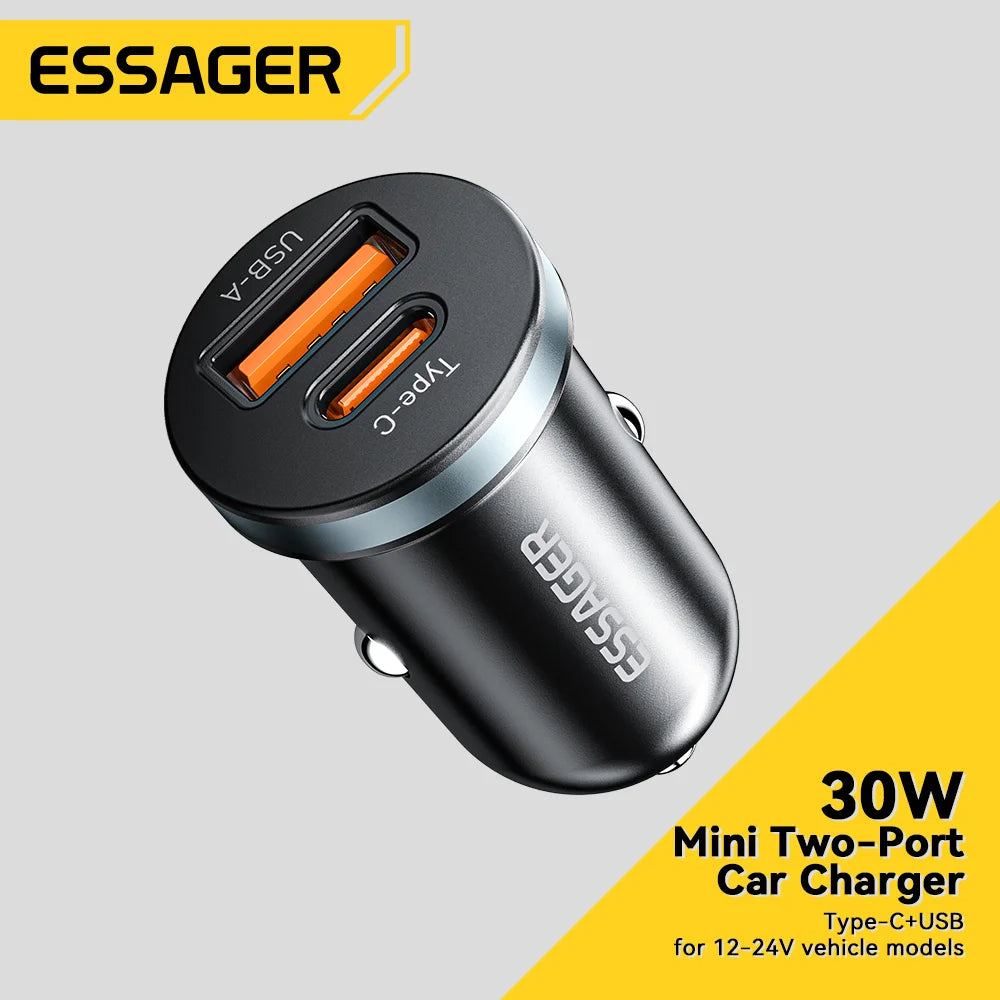 Type C Car Charger Fast Charger Quick Charge