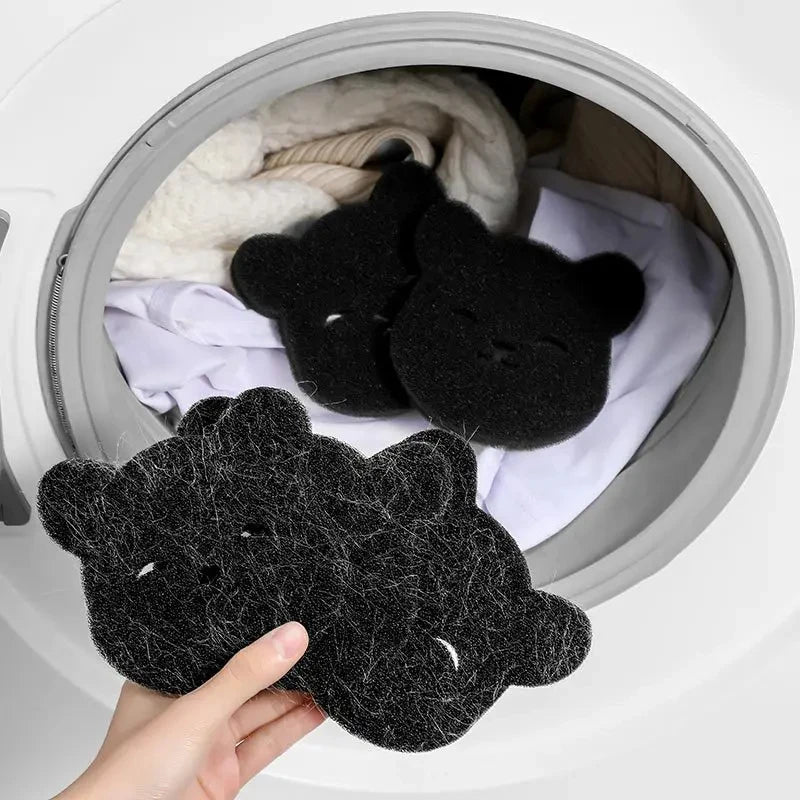 Washing Machine Balls, Reusable Lint Catcher, Bear Shape,