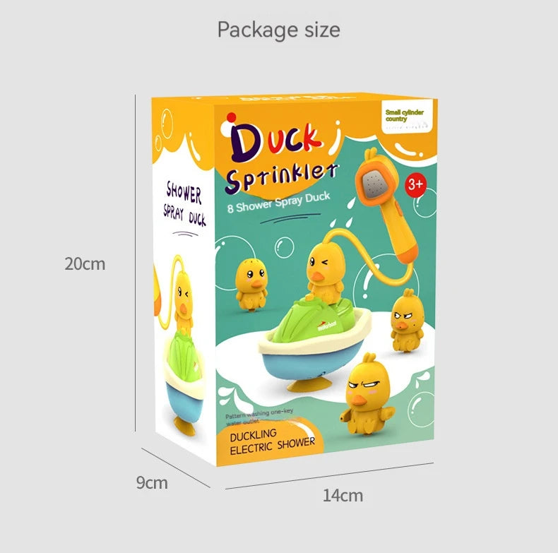 Cute Duck Electric Water Spray Bath Toys for Kids