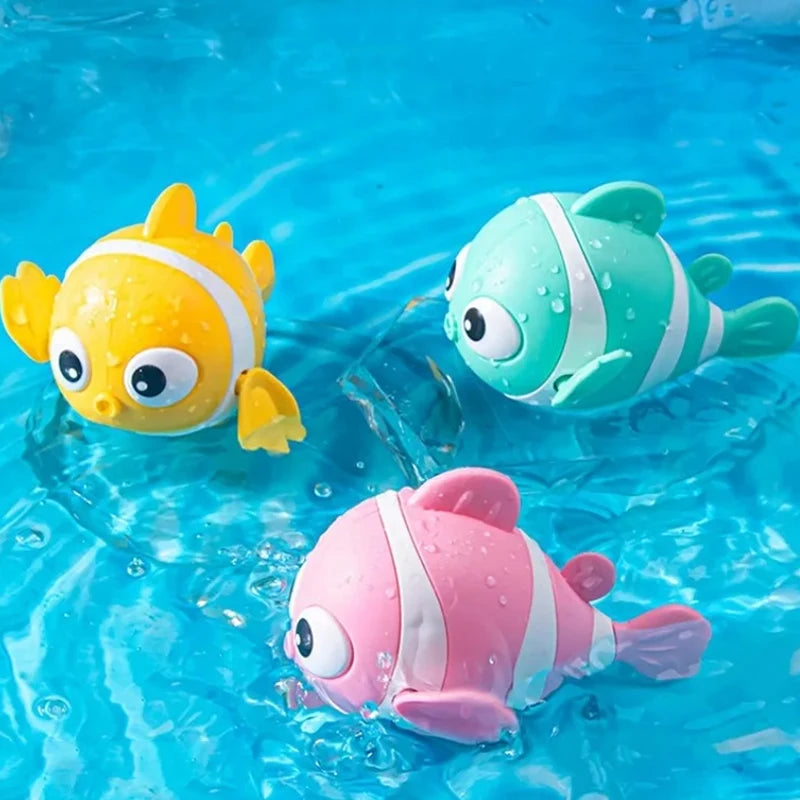 Clown Fish Bath Toys, Twisting Floating Toys