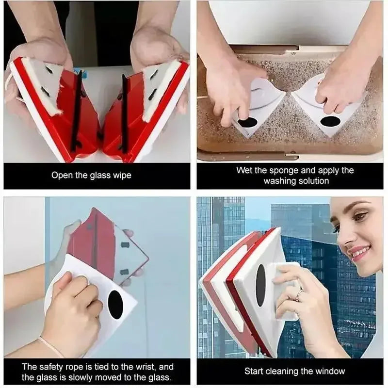 Magnetic Window Cleaning Brush