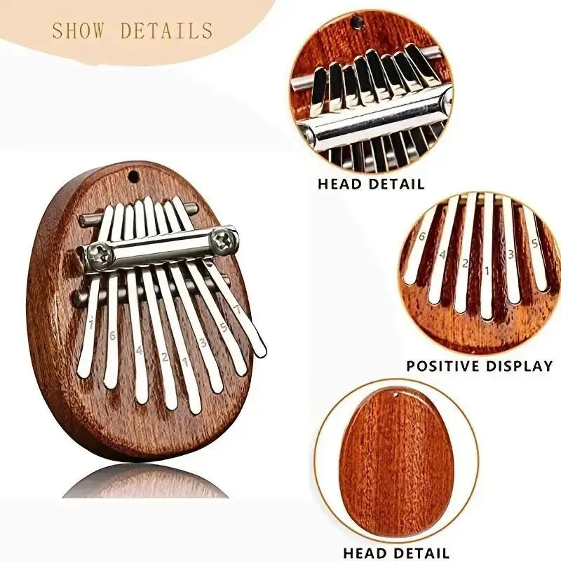 High Quality 8 Keys Wooden Mini Musical Marimba Piano