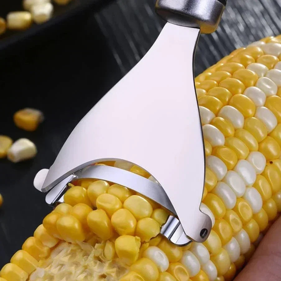 Stainless steel corn cutter