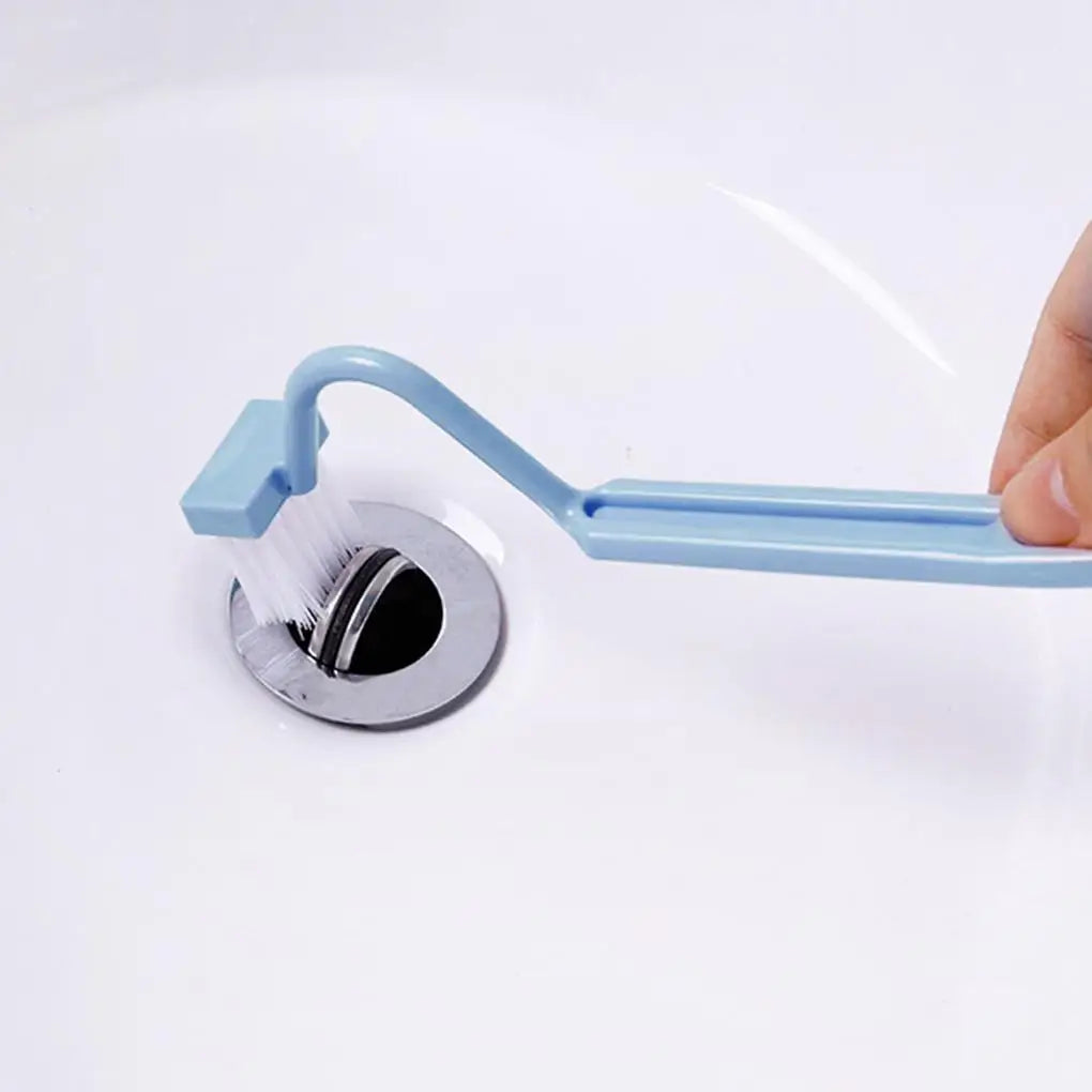 S-shaped toilet cleaning brush