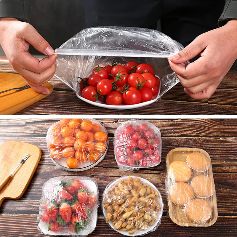 Reusable food cover, plastic wrap