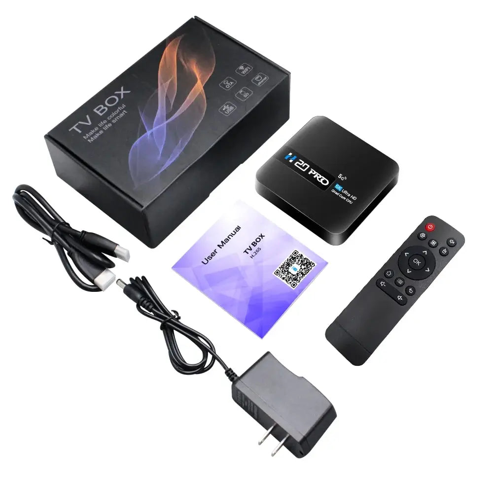 3D Media Player Android TV Box 2.4G&5G WiFi Super Fast 1080P