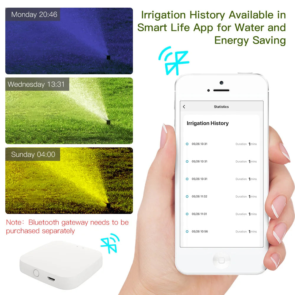 Bluetooth Smart Garden Watering Timers, Automatic Programmable Watering Timer