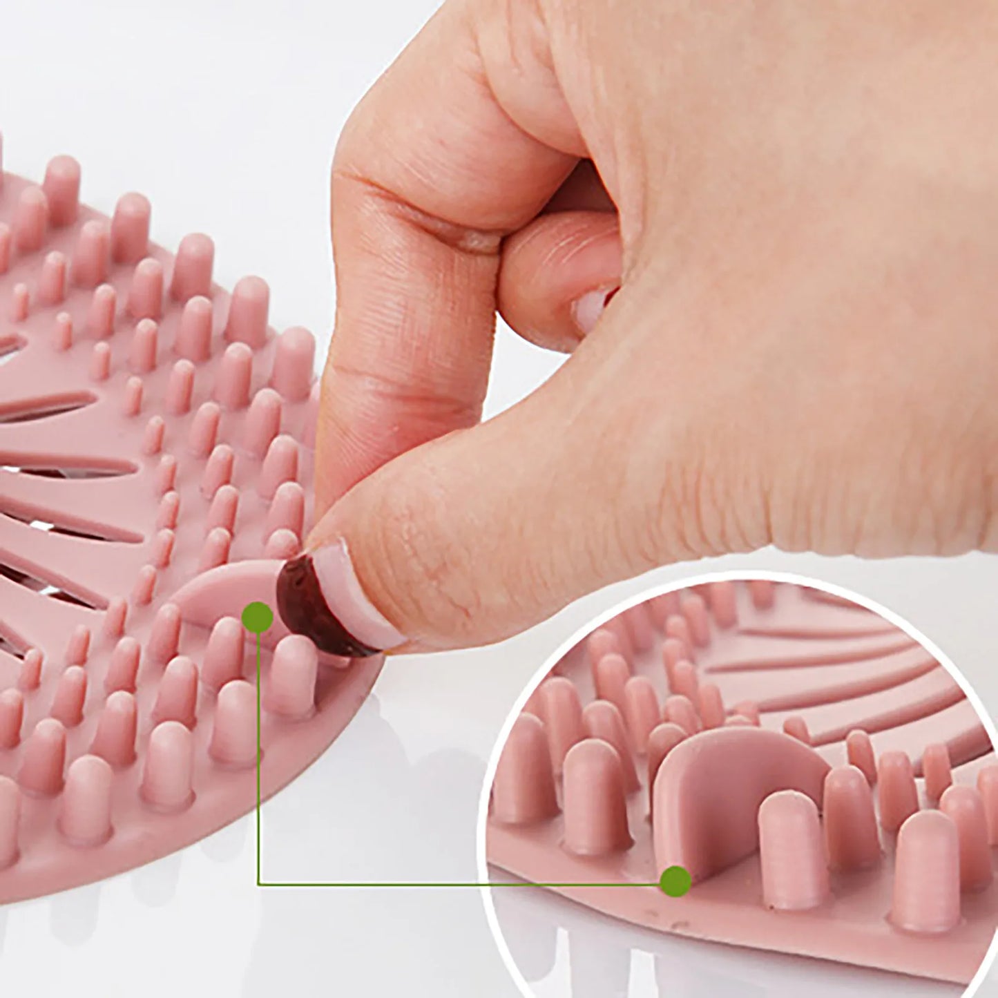 Silicone Hair Filter, Bathtub Drain Strainer,