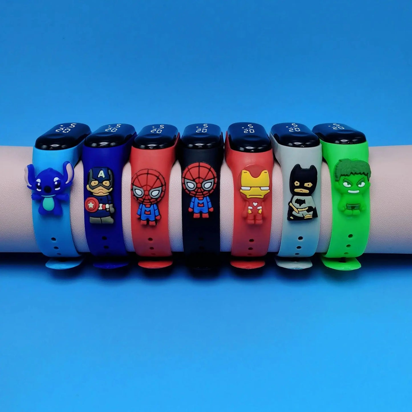 Cartoon Children's Watch LED Digital Electronic Waterproof