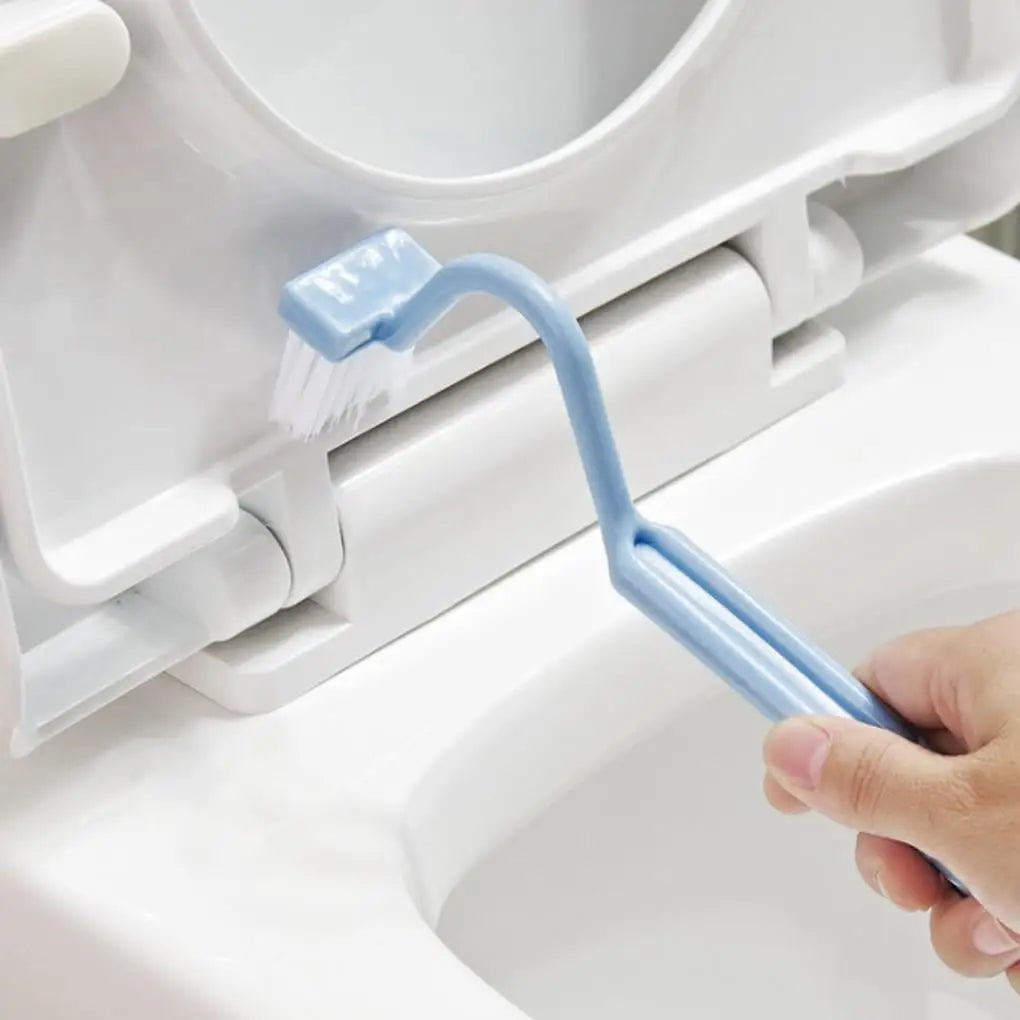 S-shaped toilet cleaning brush