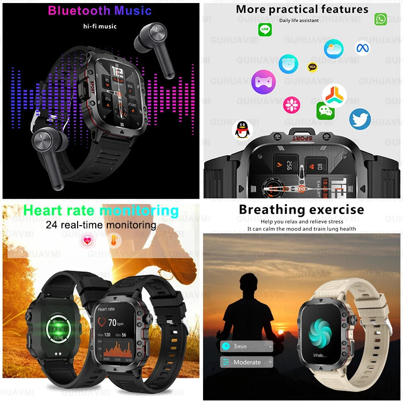 GPS Heart Rate Watch Waterproof