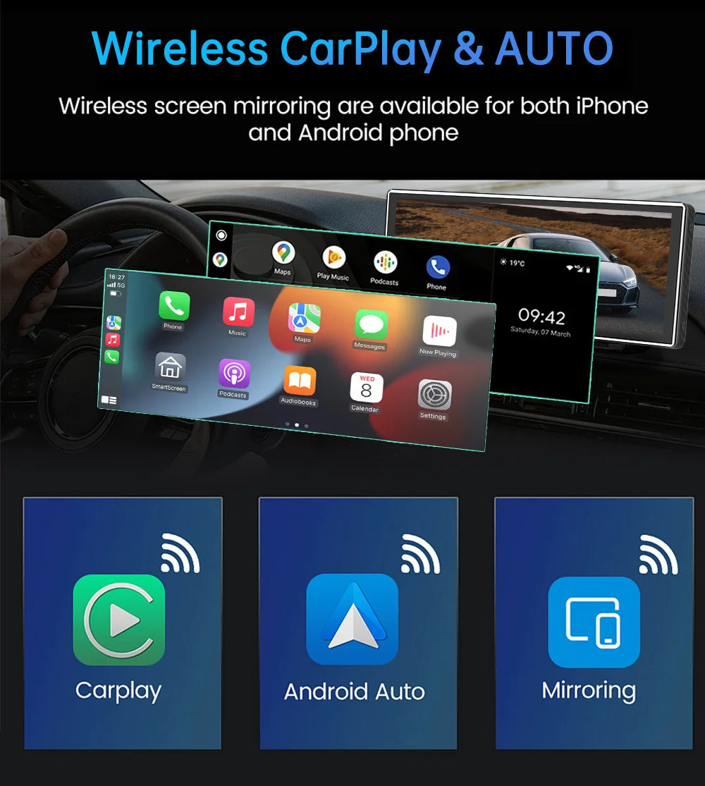 Wireless music player for car radio