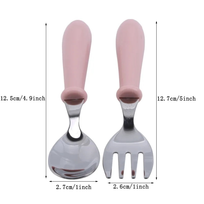 3 Piece Stainless Steel Fork and Spoon Cutlery Set