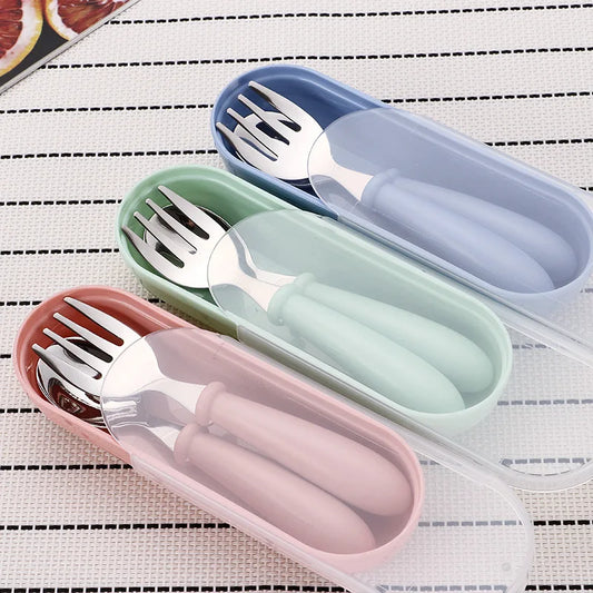 3 Piece Stainless Steel Fork and Spoon Cutlery Set