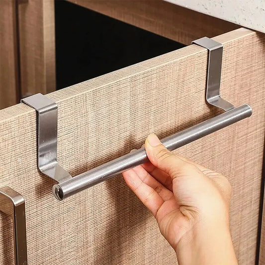 Over the door towel rack, stainless steel towel rack