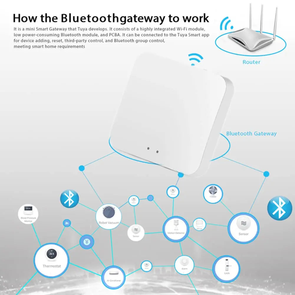 Wireless Smart Home Gateway Works with Alexa