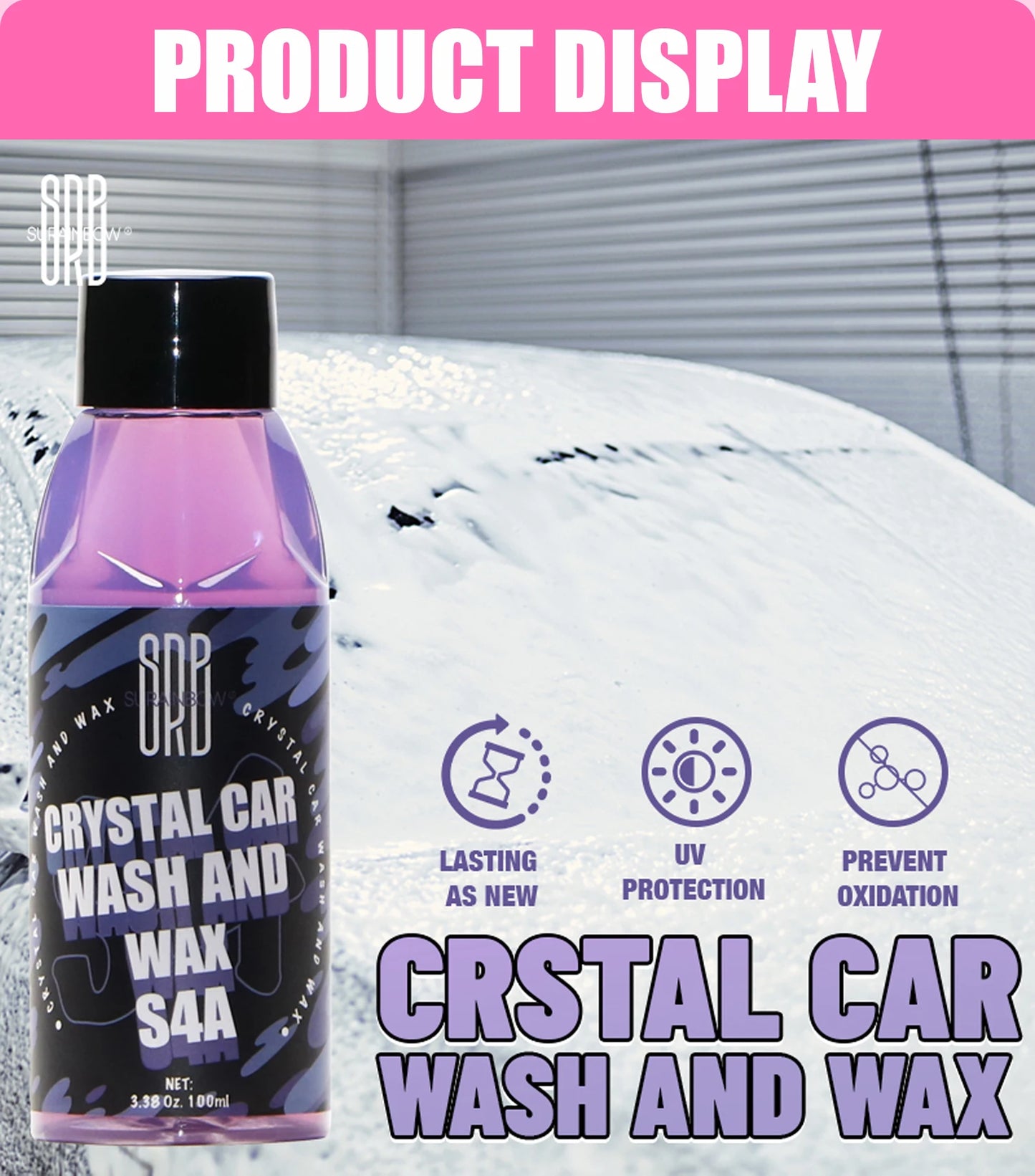 High Foam Shampoo - Concentrated Ceramic for Cars and Trucks