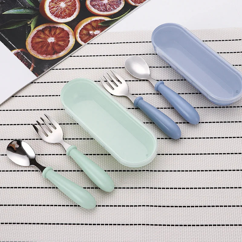 3 Piece Stainless Steel Fork and Spoon Cutlery Set