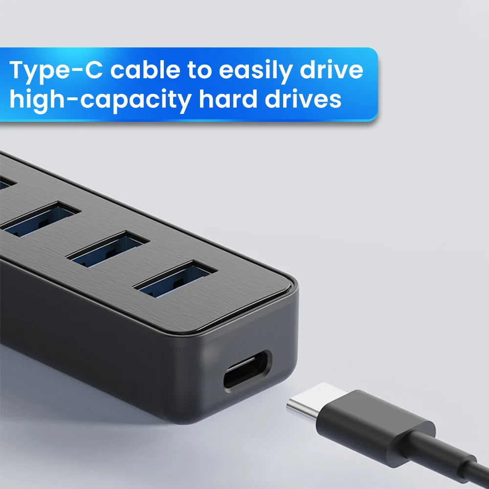 USB Power 4 Port Multi USB Splitter Hub USB