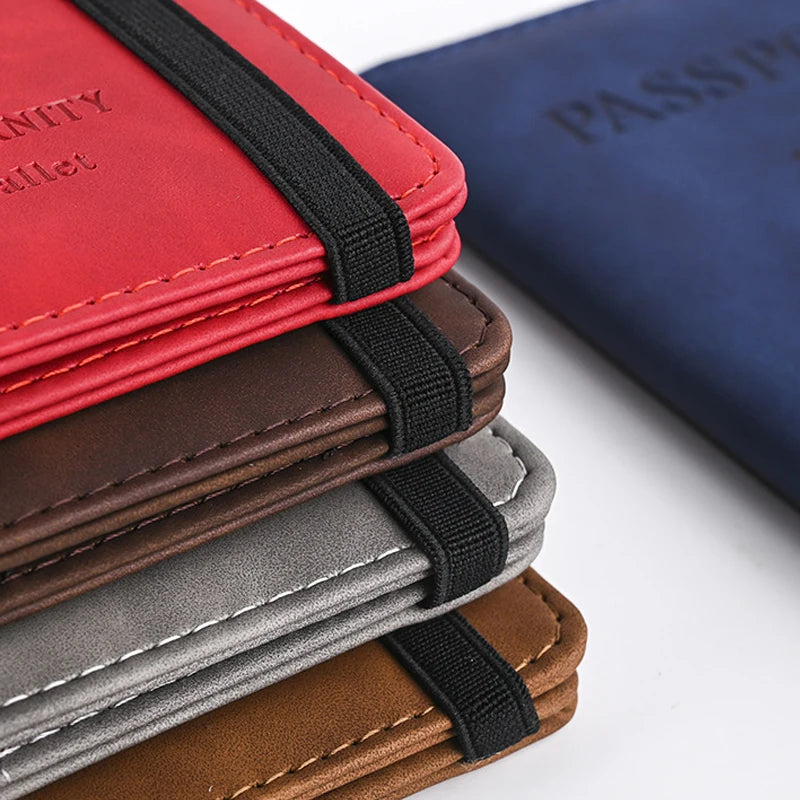 PU Leather Wallet, Passport Wallet