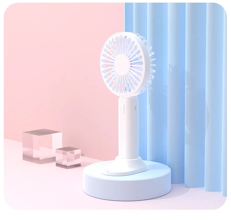 1pc Mini Portable Multifunctional Foldable Electric Fan USB