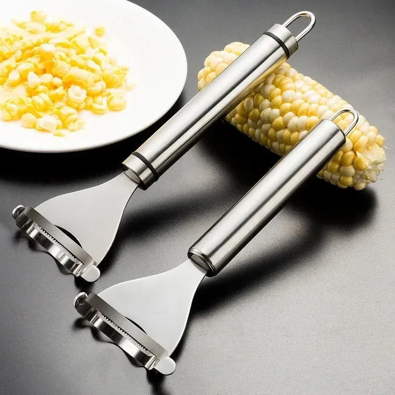 Stainless steel corn cutter