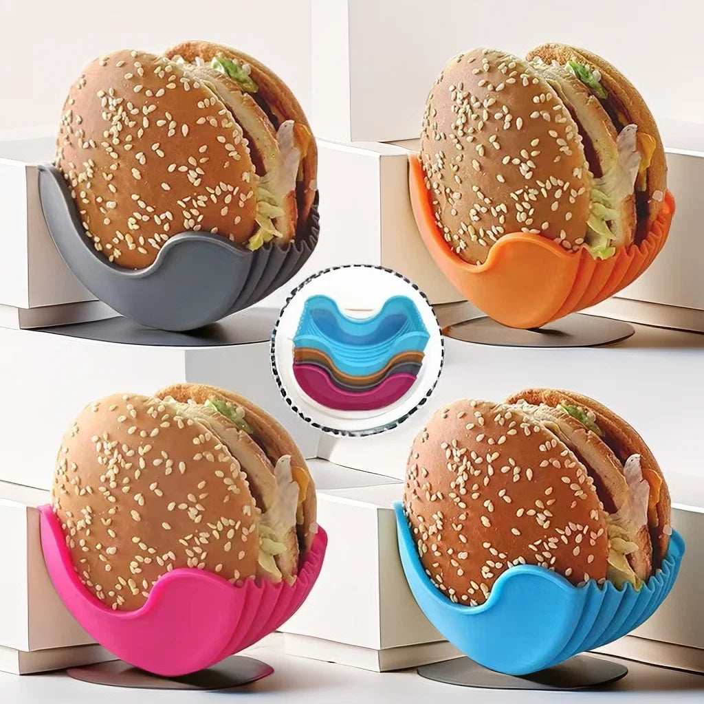 4pcs Retractable Hamburger Holders,