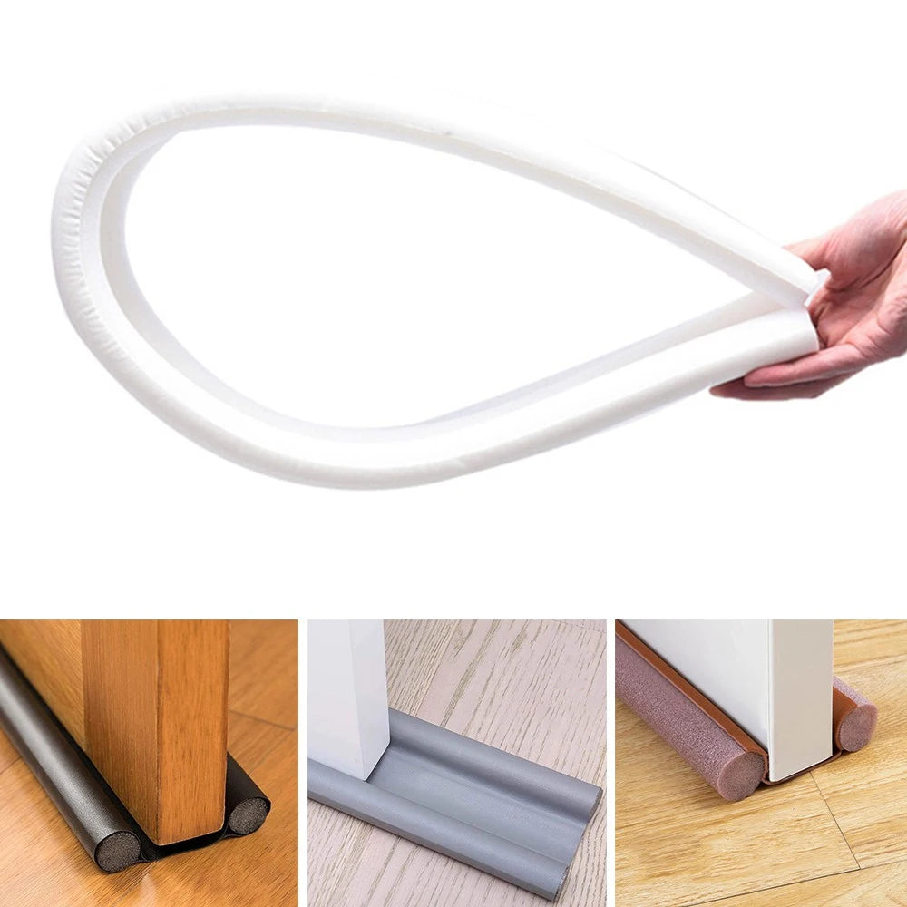 95*10cm Silicone Door Bottom Seal Strip Waterproof Dustproof Soundproof