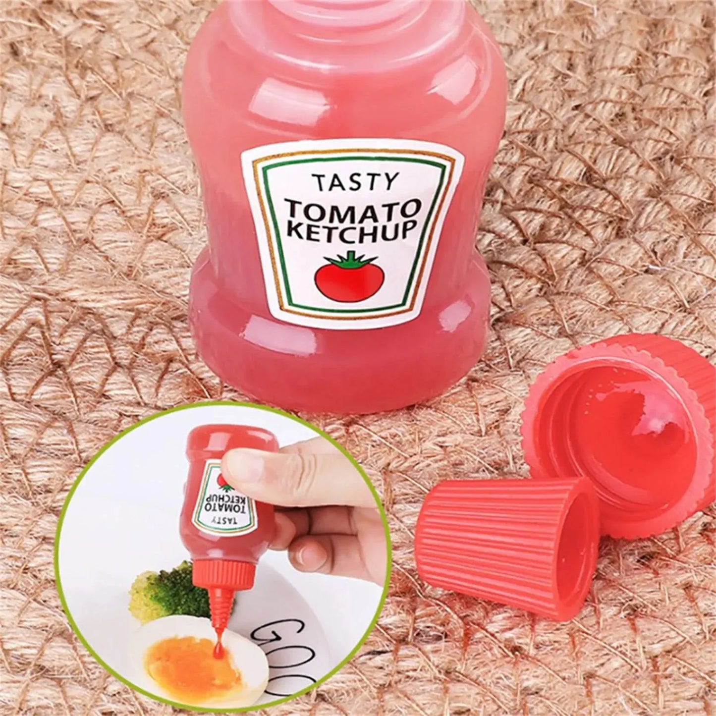 4pcs Sauce Dispenser Bottles