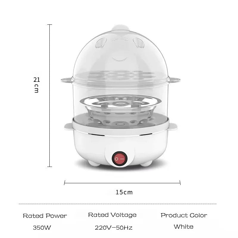 220V Multifunctional Electric Steamer Double Layer