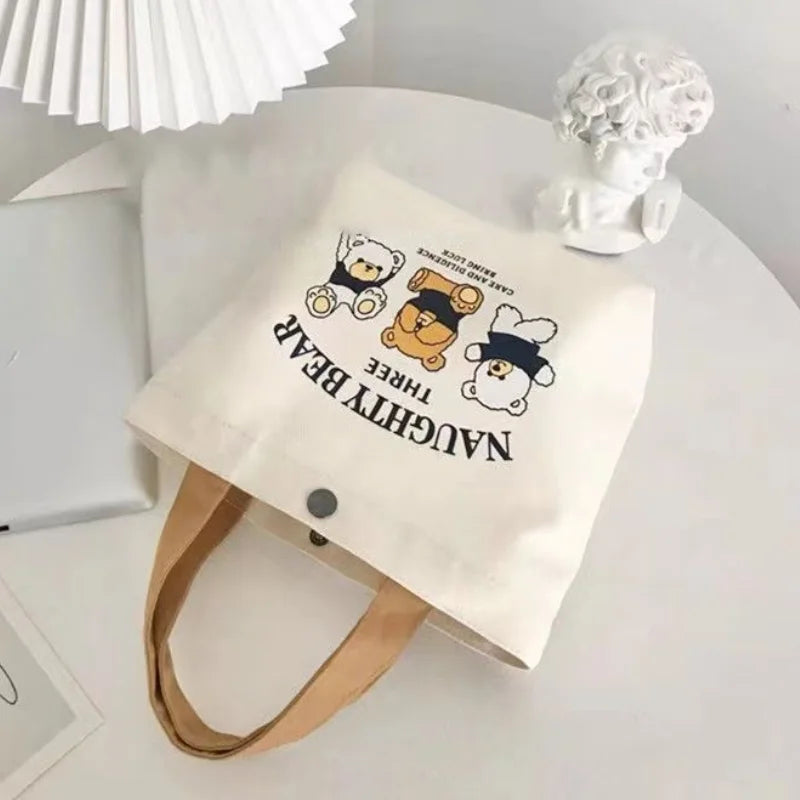 Stylish Women's Cartoon Canvas Bags